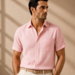 Camisa Manga Corta Venezzia Rosado