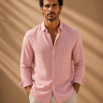Camisa Manga Larga Soria Rosado